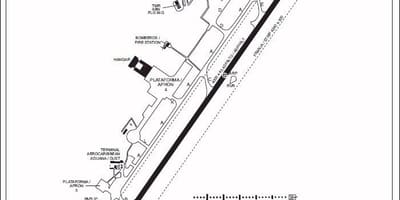 Mappa di aeroporto dell'Avana