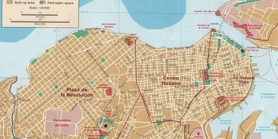 Offline la mappa di l'Avana